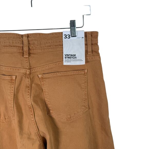 Joes Jeans Allana Wide Ankle Leg Pants Almond Brown High Rise NEW Womens Size 33 - Picture 6 of 8